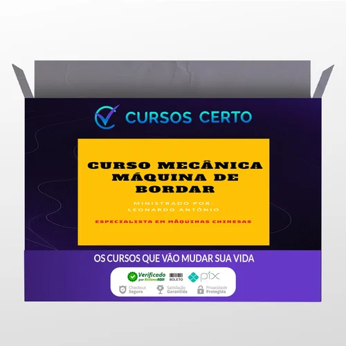 Curso Mecânica Máquina de Bordar - Leonardo Antônio Santos