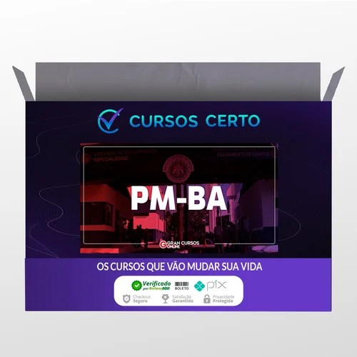 PM BA: Soldado - Completo - Gran Cursos Online