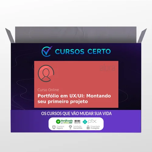 Portfólio em UX/UI: Montando Seu Primeiro Projeto - Alura