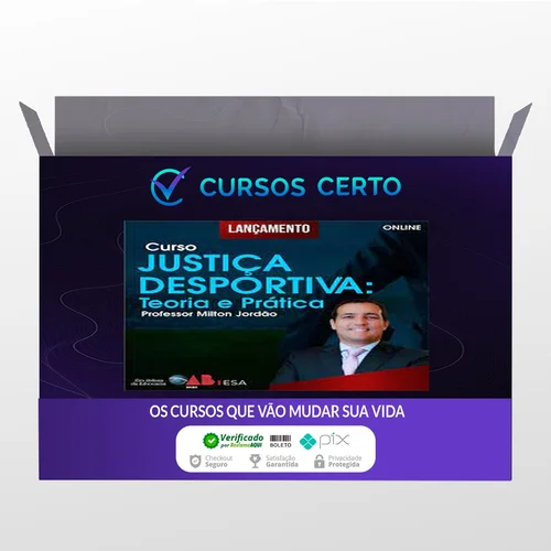 Curso Justiça Desportiva (teoria e prática) - Milton Jordão