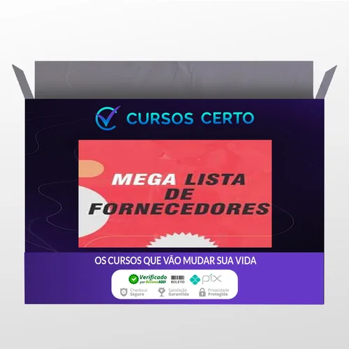 Mega Lista De Fornecedores - Diversos Autores