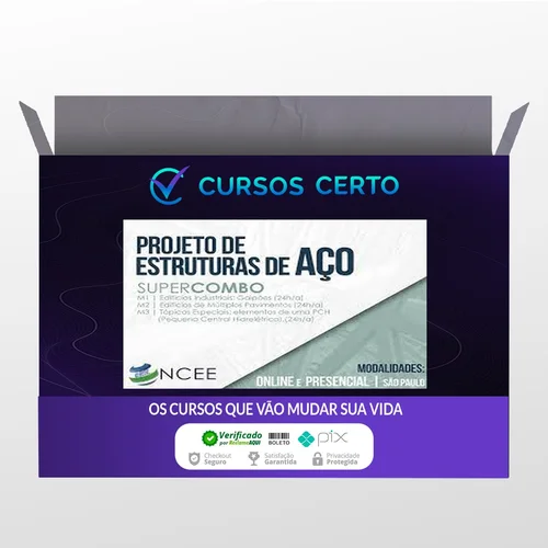 Projeto de Estruturas de Aço (Super Combo M1+M2+M3) - Ncee