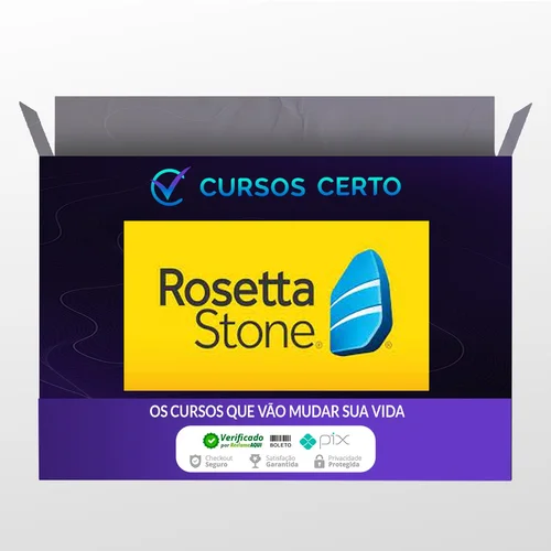 Curso em Software Aprender Idiomas - Rosetta Stone